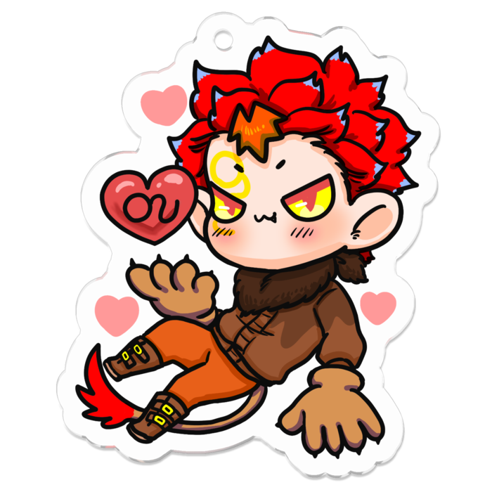 アクリルキーホルダー - 50 x 50 (mm)