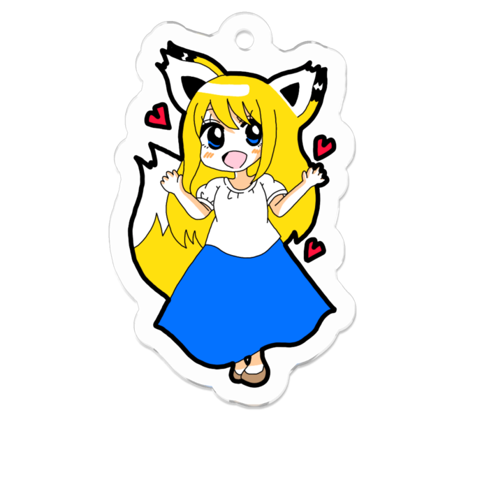 アクリルキーホルダー - 50 x 50 (mm)