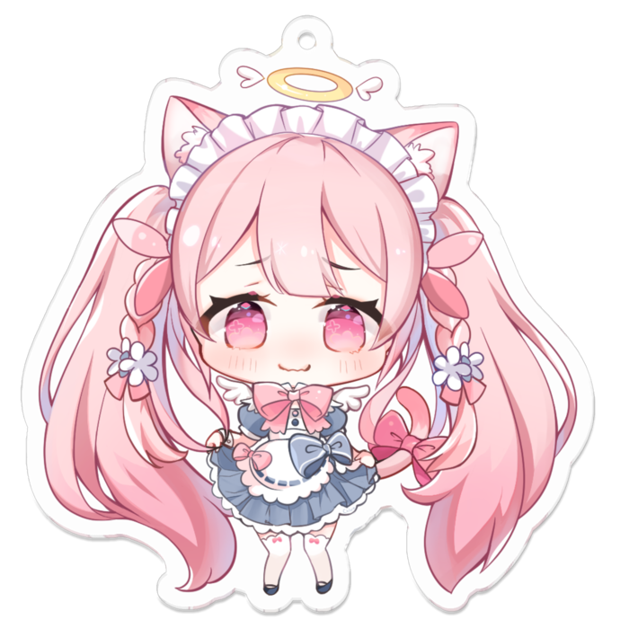 アクリルキーホルダー（コーティング） - 70 x 70 (mm)