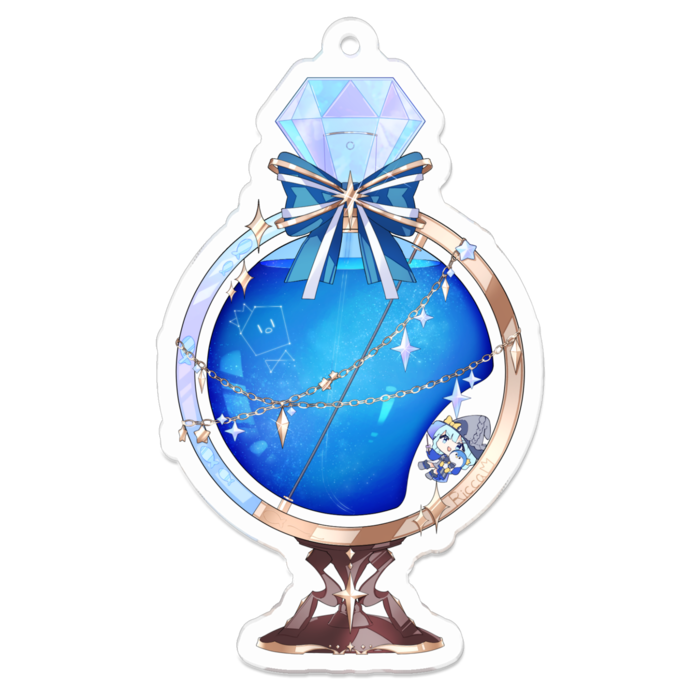 アクリルキーホルダー - 70 x 70 (mm)