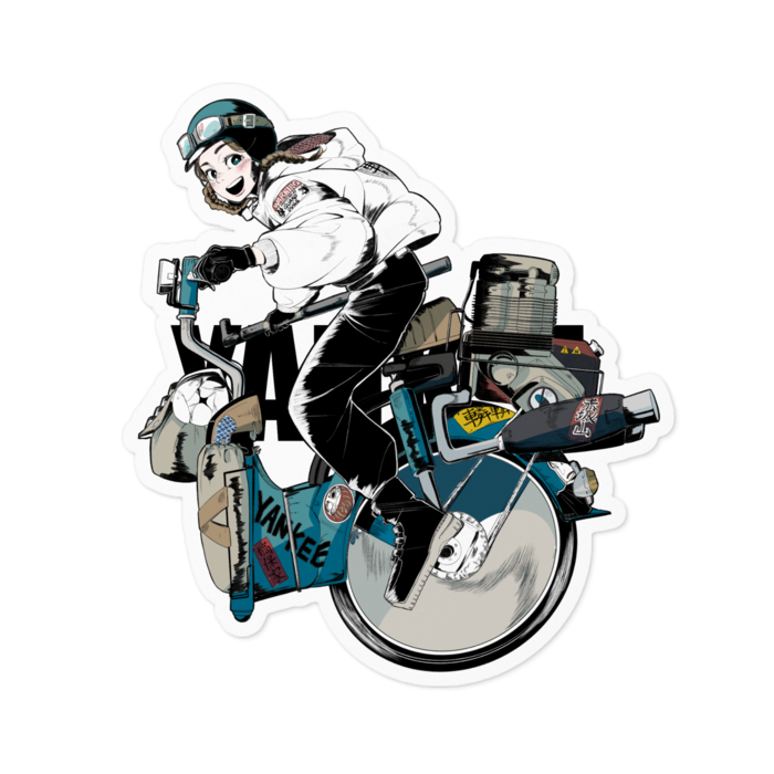 ステッカー - 100 x 100 (mm)