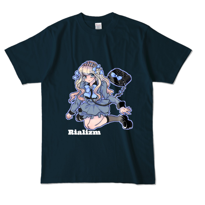 カラーTシャツ - L - ネイビー (濃色)