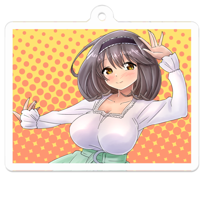 アクリルキーホルダー - 50 x 50 (mm)