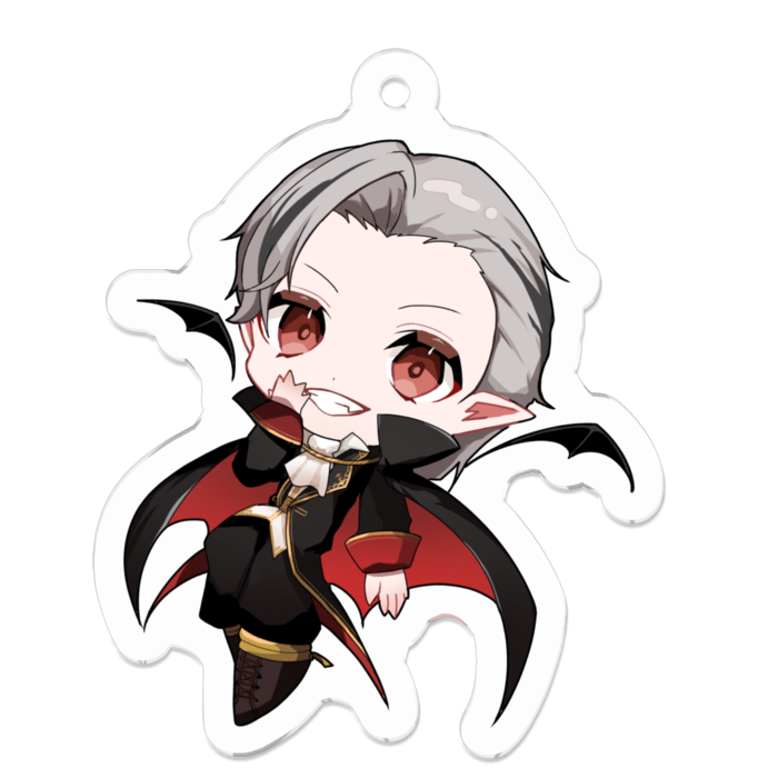 tete Live2D支援ハロウィンアクキー  - 50 x 50 (mm)