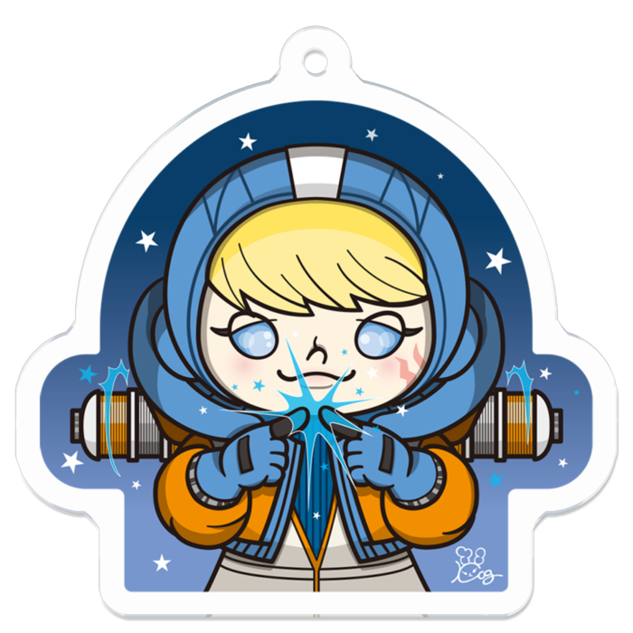 アクリルキーホルダー - 50 x 50 (mm)