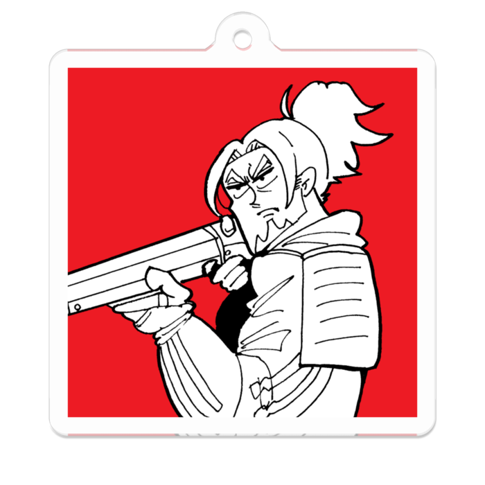 アクリルキーホルダー - 50 x 50 (mm)