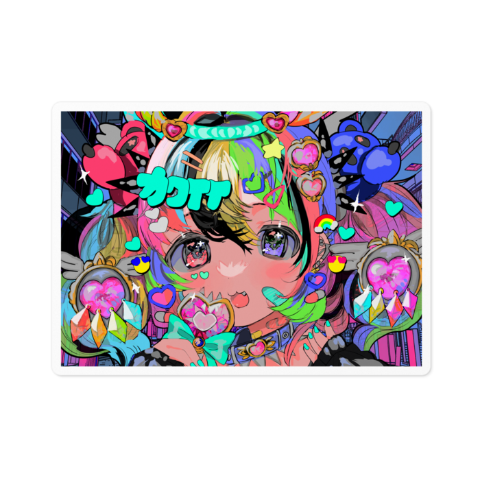 ステッカー - 100 x 100 (mm)