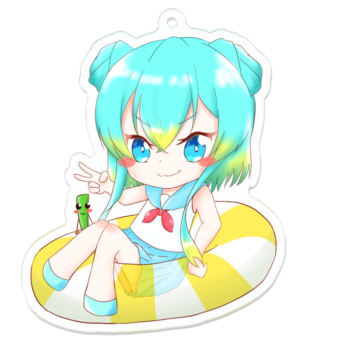 アクリルキーホルダー - 70 x 70 (mm)