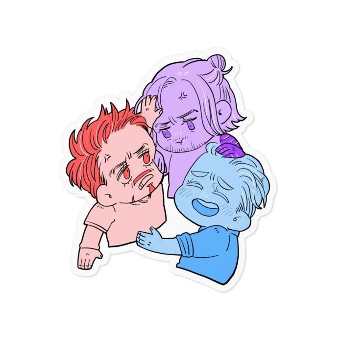 ステッカー - 100 x 100 (mm)