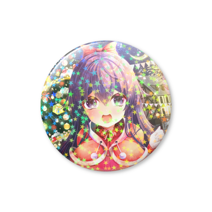 ホログラム缶バッジ - 56mm(スター)