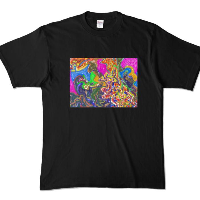 カラーTシャツ - XL - ブラック (濃色)