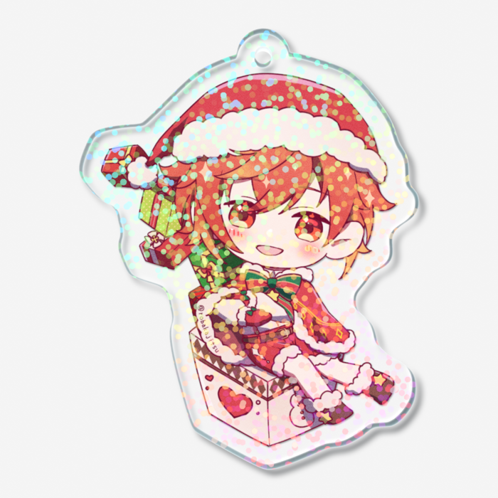 ホログラムアクリルキーホルダー - 50 × 50mm