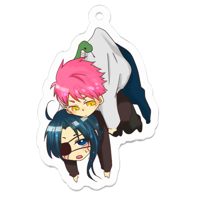 アクリルキーホルダー - 50 x 50 (mm)