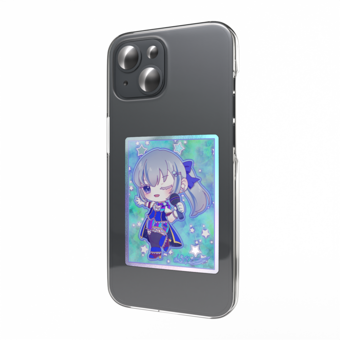 オーロラスマホステッカー - 縦