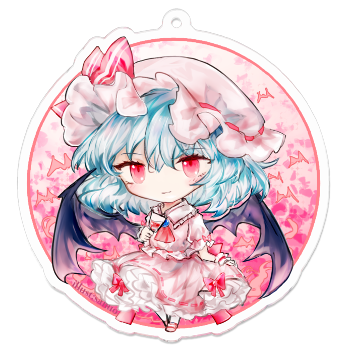 アクリルキーホルダー - 70 x 70 (mm)