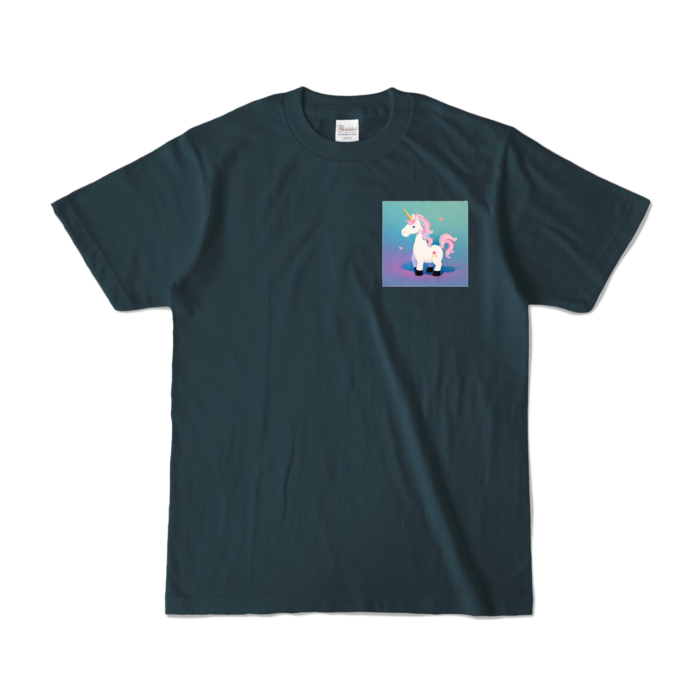 カラーTシャツ - S - デニム (濃色)