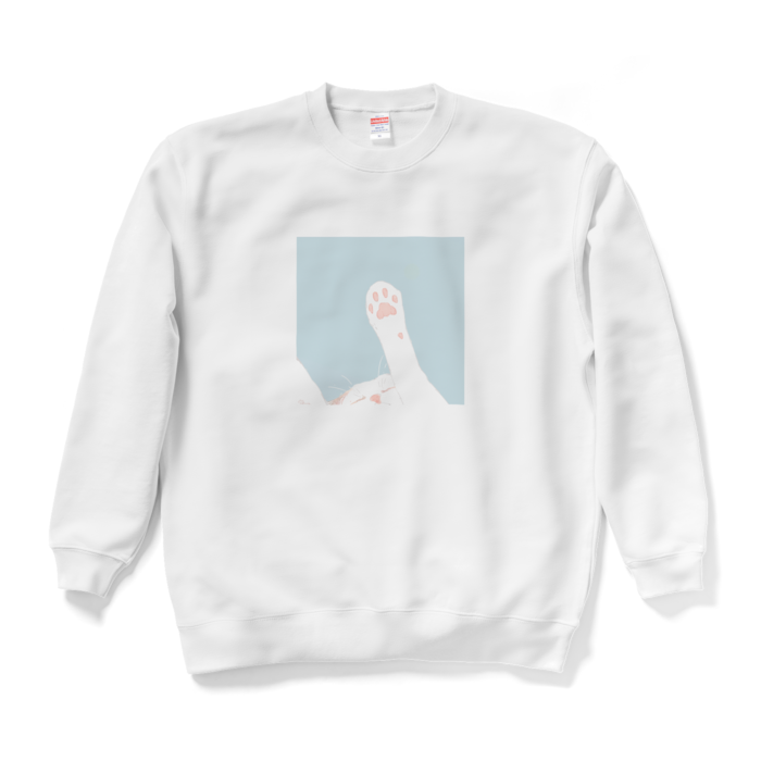 ねこちゃんスウェット - XL - ホワイト