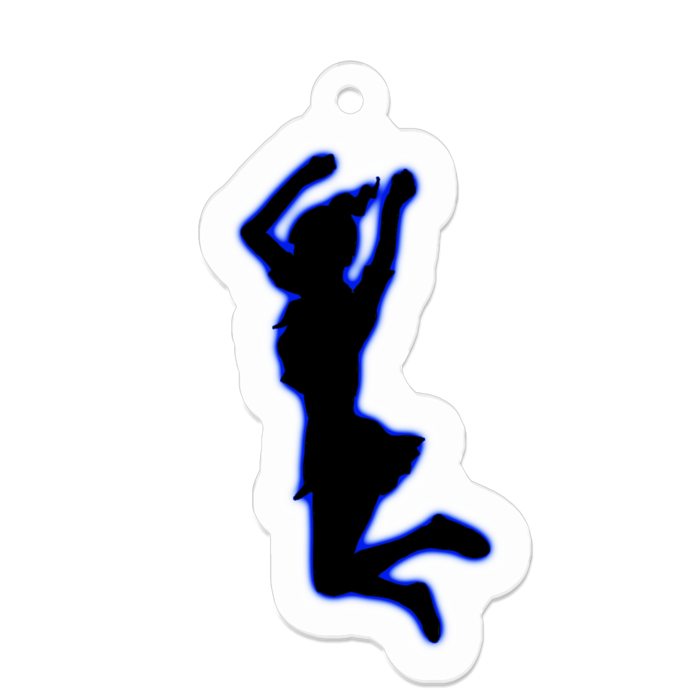 アクリルキーホルダー - 50 x 50 (mm)