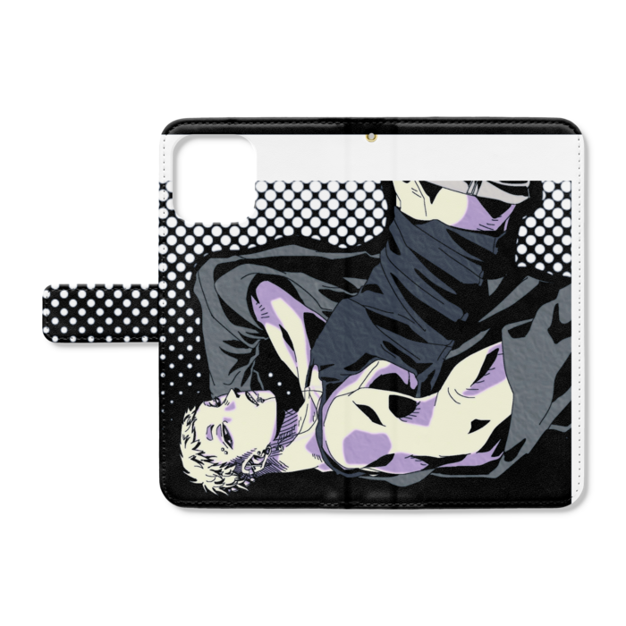 手帳型iPhoneケース - iPhone12 ProMax - ストラップ穴 あり