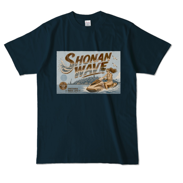カラーTシャツ - L - ネイビー (濃色)