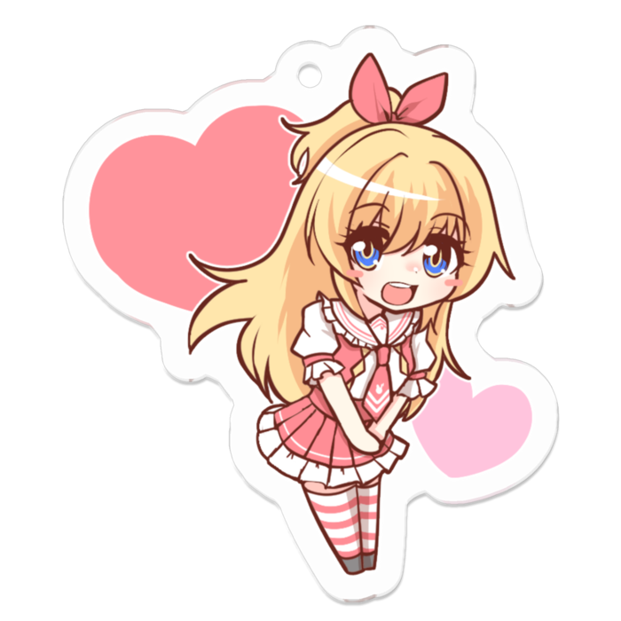 アクリルキーホルダー - 50 x 50 (mm)