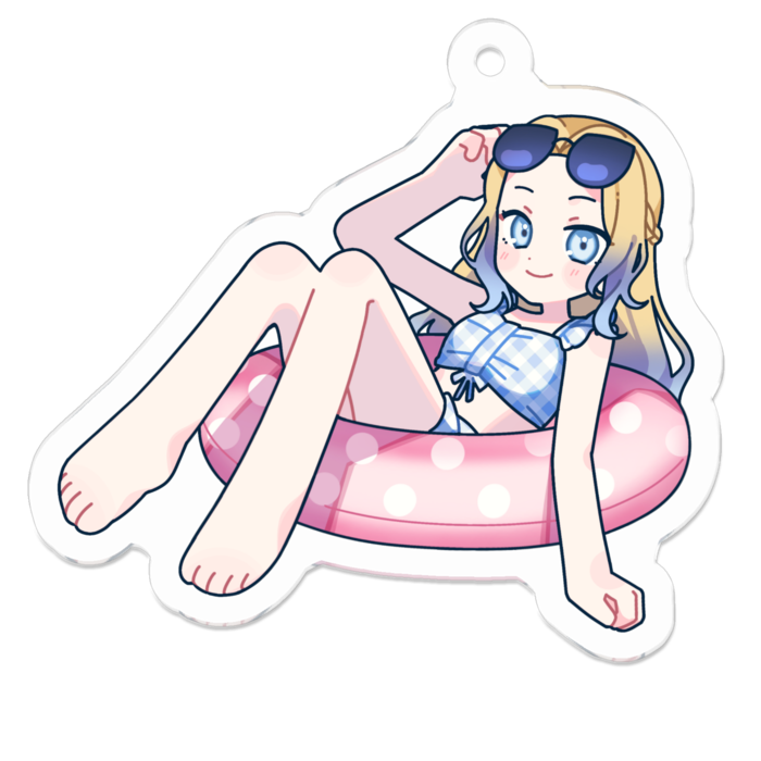 アクリルキーホルダー - 50 x 50 (mm)