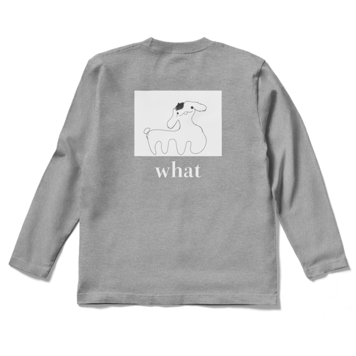 ロングスリーブTシャツ - S - 杢グレー