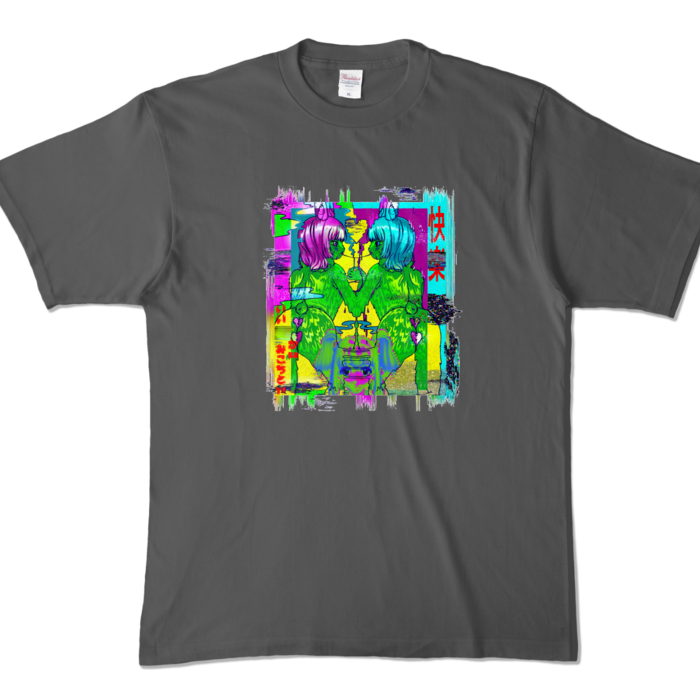 カラーTシャツ - XL - チャコール (濃色)