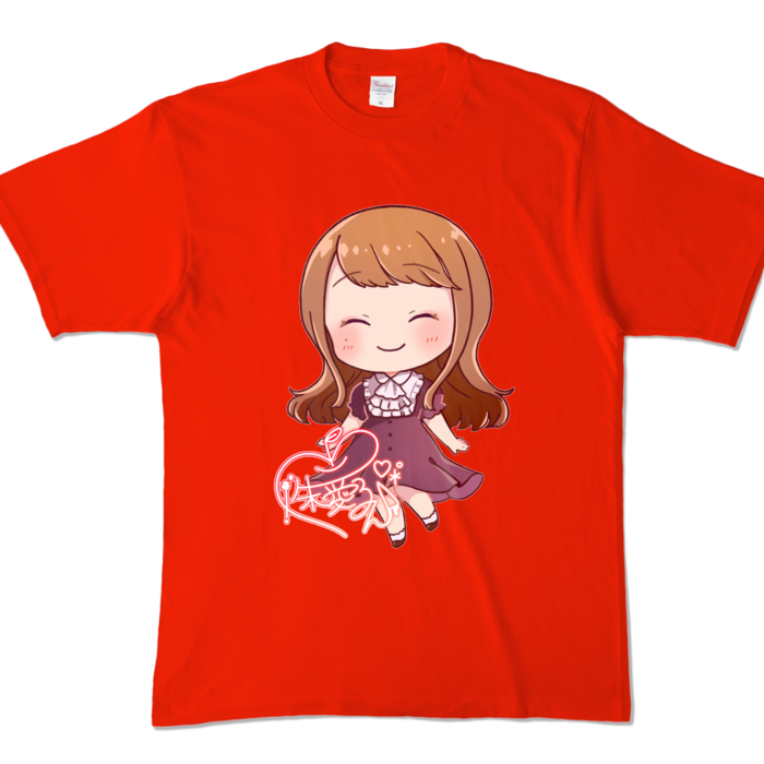 カラーTシャツ - XL - レッド (濃色)