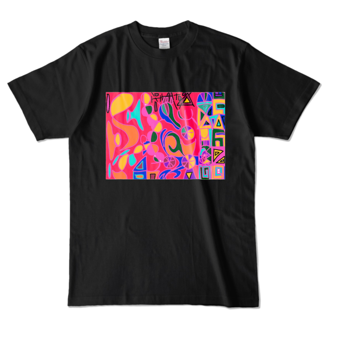 カラーTシャツ - L - ブラック (濃色)
