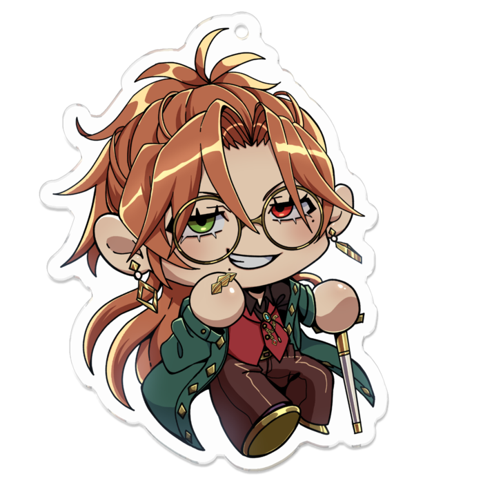 Acrylic Keychain - 70 x 70 (mm)