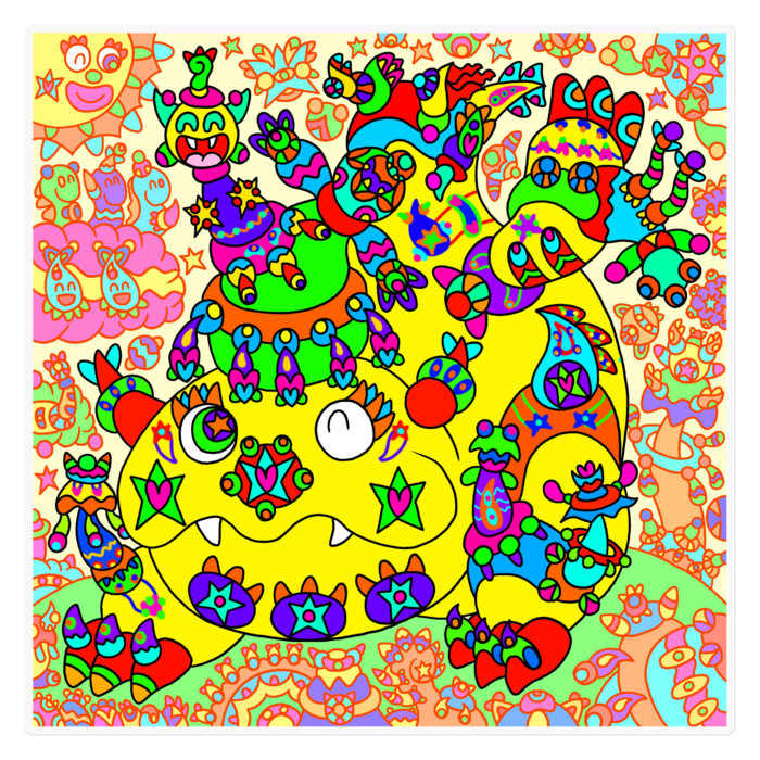 ステッカー - 160 x 160 (mm)(1)