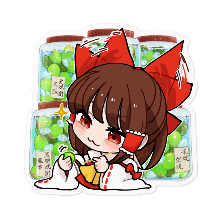 ステッカー - 100 x 100 (mm)