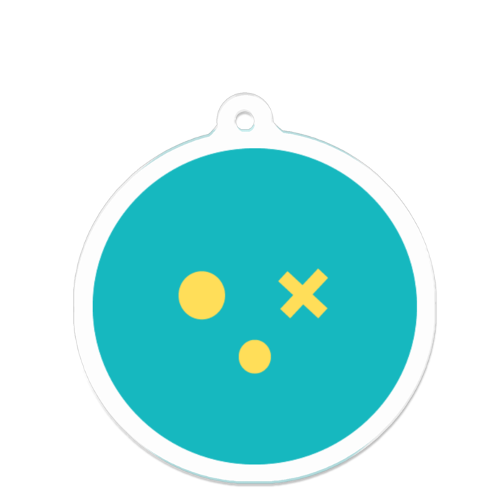 アクリルキーホルダー - 50 x 50 (mm)