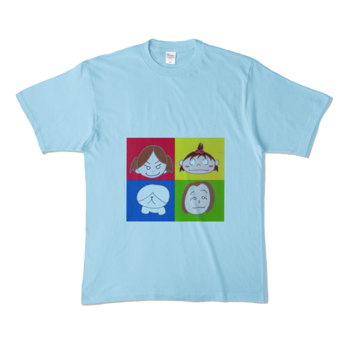 カラーTシャツ - XL - ライトブルー (淡色)