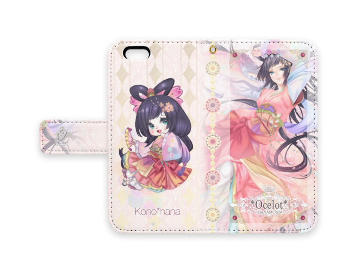 手帳型iPhoneケース - iPhone 6 / 6s - ストラップ穴 あり