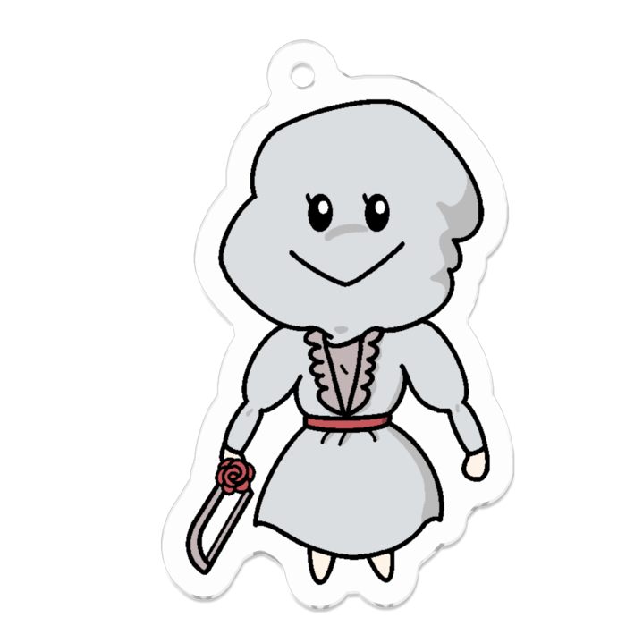 アクリルキーホルダー（コーティング） - 50 x 50 (mm)
