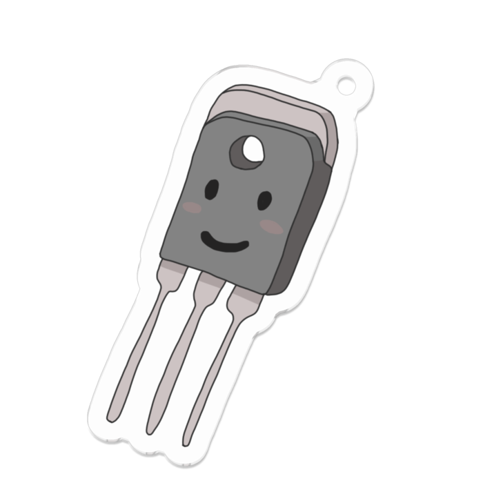 アクリルキーホルダー - 50 x 50 (mm)