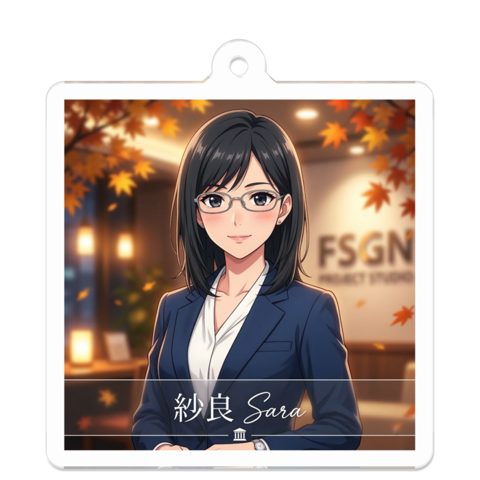 アクリルキーホルダー - 50 x 50 (mm)