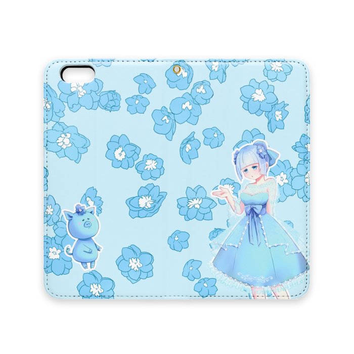 手帳型iPhoneケース(ベルトなし) - iPhone 6 Plus / 6s Plus - ストラップ穴 あり