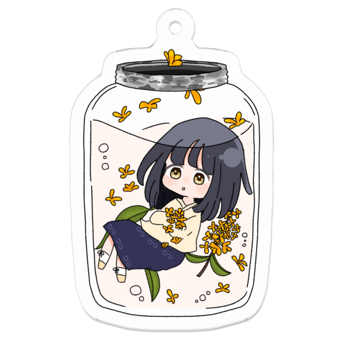 アクリルキーホルダー - 50 x 50 (mm)