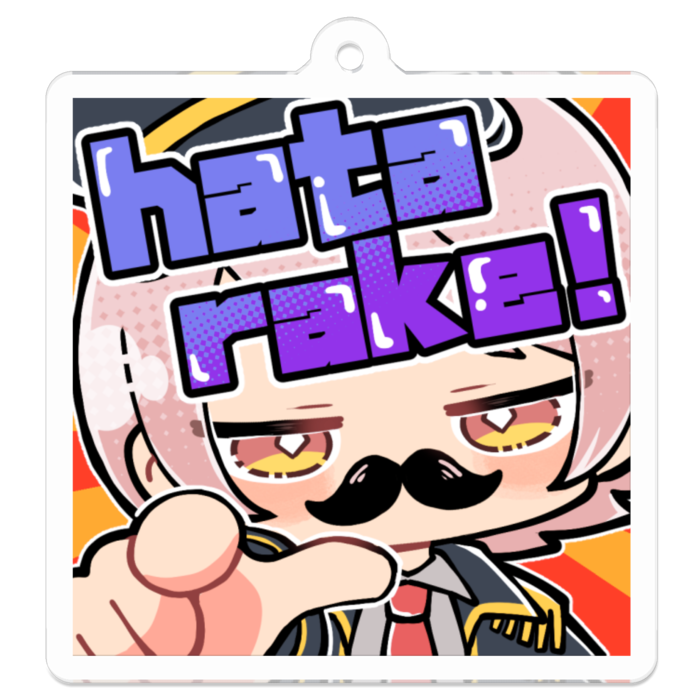 アクリルキーホルダー - 50 x 50 (mm)