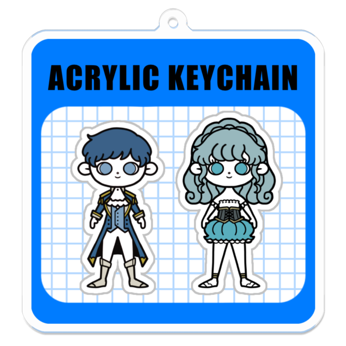 アクリルキーホルダー - W70 × 70mm 以内