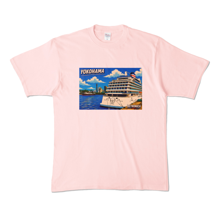 カラーTシャツ - XL - ライトピンク (淡色)