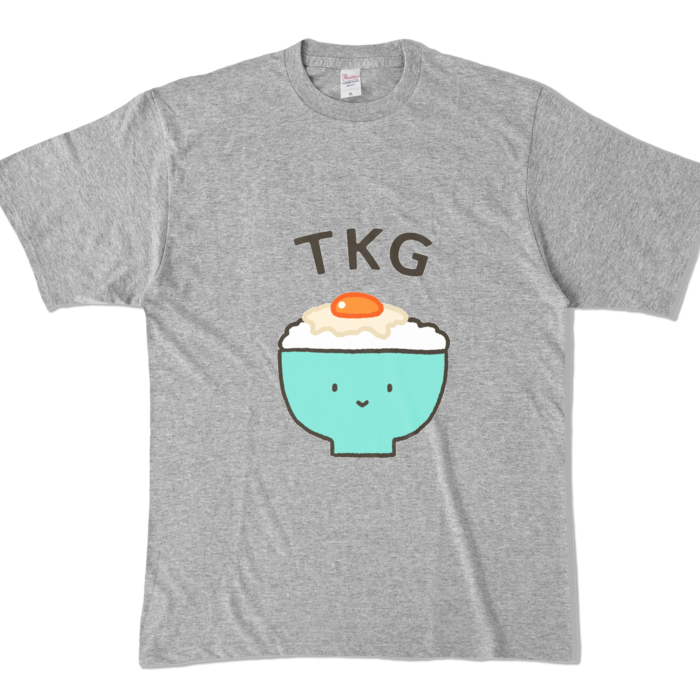 カラーTシャツ - XL - 杢グレー (濃色)