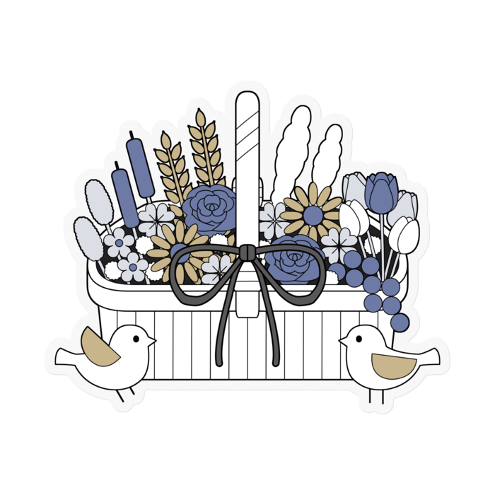 ステッカーA　クリア　10×10cm