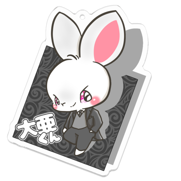 アクリルキーホルダー - 70 x 70 (mm)