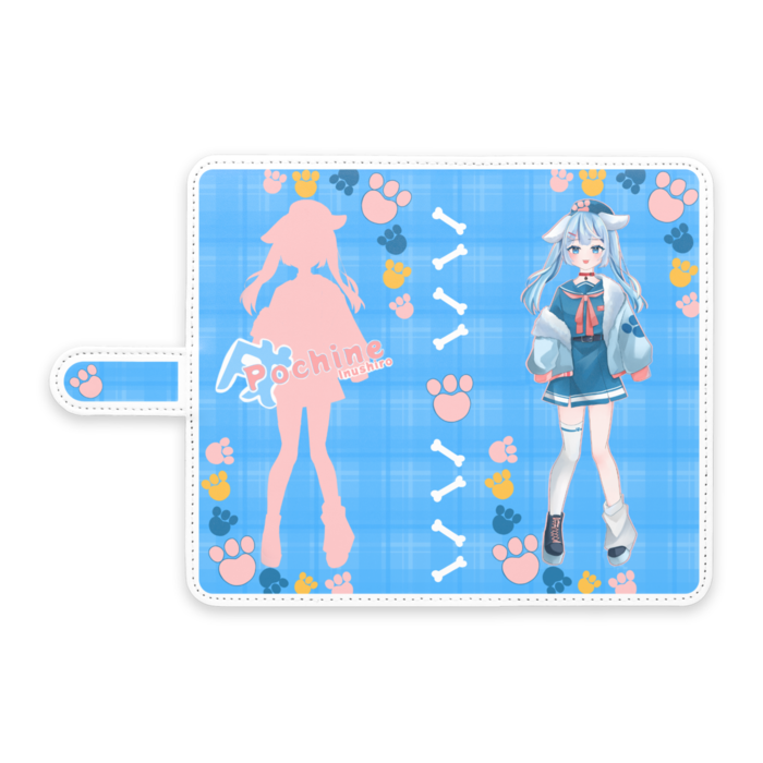 手帳型Androidケース - L - ストラップ穴 なし