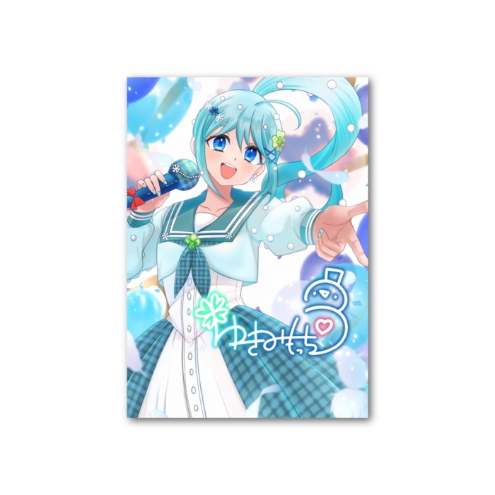 フォト風カード - 縦 - 片面