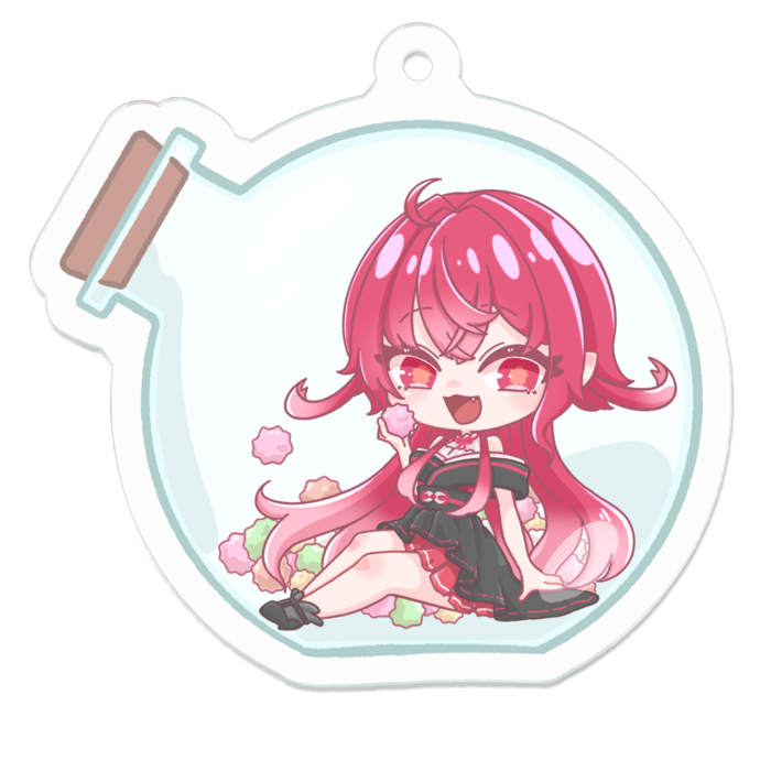 アクリルキーホルダー - 50 x 50 (mm)